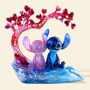 Cute Monster Couple Plaque - Personalized Gifts For Couple 01tgpu280625 - Shaped Plaques - GoDuckee