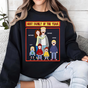 Personalized Gifts For Family Shirt 02ohpu241224hg Best Family Of The Year - Shirts - GoDuckee