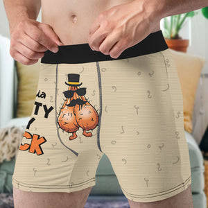 Personalized Gift For Couple Men Boxer Empty My Sack - Boxers & Briefs - GoDuckee