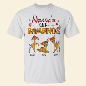 Grandma's Little Bambino Personalized Shirt, Gift For Grandma 04QHTN141123 - Shirts - GoDuckee