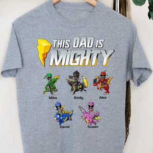 This Dad Is Mighty-01huhn070623 Personalized Shirt- GRER2005 - Shirts - GoDuckee