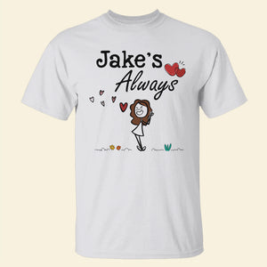 Always Forever-Gift For Couples-Personalized Couple Shirts- Anniversary Gift - Shirts - GoDuckee