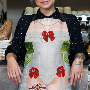Personalized Gift For Her Apron Naughty Women Body 01HUHN040124 - Apron - GoDuckee