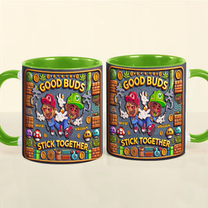Personalized Gifts For Friend Mug, Good Buds Stick Together 02TGDT060125 - Coffee Mug - GoDuckee