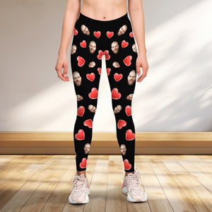 Sorry This Booty Is Taken By A Sexy Crazy Boyfriend, Gift For Couple, Personalized Legging, Custom Photo Naughty Woman Legging - AOP Products - GoDuckee