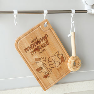 Personalized Gift For Mom Engraved Cutting Board Best Mommy Mouse Ever 01NAHN050324 - Home Decor - GoDuckee