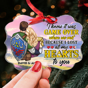 I Lost All My Heart For You, Personalized 02NATN061123HH Couple Ornament, Christmas Gifts - Ornament - GoDuckee