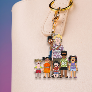 Personalized Gifts For Family Keychain 02QHHU100225HG - Keychains - GoDuckee