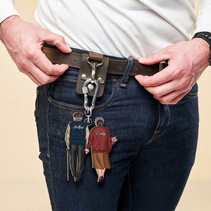 Personalized Gifts For Old Couples Keychain Hand In Hand Couple 08QHHU150125TM - Keychains - GoDuckee