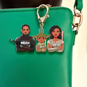 Personalized Gifts For Family Keychain Galaxy Family 01QHHU070325HG - Keychains - GoDuckee