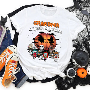 Family Of The Little Monsters, Gift For Family, Personalized Shirt, Horror Movie Kids Shirt, Halloween Gift 01HUHU280723HA - Shirts - GoDuckee