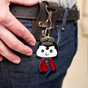 Personalized Gifts For Superhero Fans Keychain 03QHHU260225HA - Keychains - GoDuckee