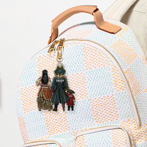 Personalized Gifts For Family Keychain Pirate Family 05QHHU080325PA - Keychains - GoDuckee