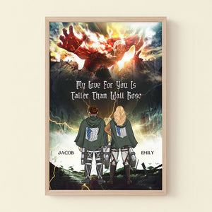 Personalized Gifts For Couple Canvas Print My Love For You 01hupu010224hh - Canvas Print - GoDuckee