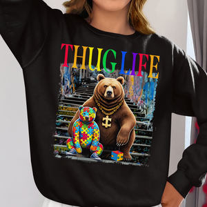 Gifts For Autism Shirt Thug Life 02ohpu070325 - Shirts - GoDuckee