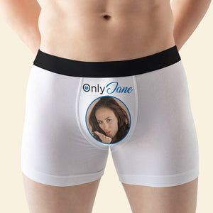 Custom Photo Gifts For Couple Men's Boxers and Women's Briefs Only You 03QHPU150124 - Boxers & Briefs - GoDuckee