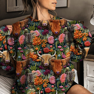 Christmas Embroidery Seamless Pattern Shirt, Gift For Christmas, Festive Xmas Shirt - AOP Products - GoDuckee