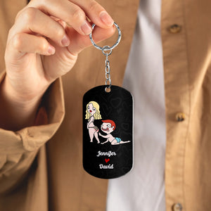 Couple, Weekly Tasks for Happy Couples, Personalized Keychain, Couple Gifts - Keychains - GoDuckee