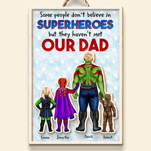 Personalized Gifts For Dad Wood Sign 011hudt220224pa Father's Day - Wood Signs - GoDuckee