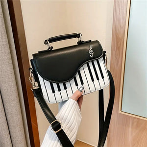 Women's Piano-Shaped Crossbody PU Leather Bag 11ACXX270824 - - GoDuckee