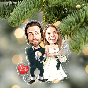 Wedding Couple Custom Photo Acrylic Ornament 01nadt151123 - Ornament - GoDuckee