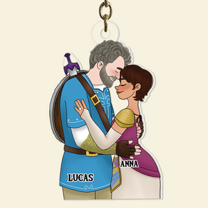 Personalized Gifts For Couple Keychain 01qhpu110225hg - Keychains - GoDuckee