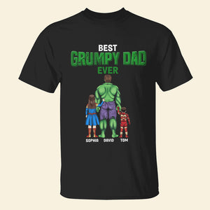 Best Grumpy Dad Ever Personalized Shirts- 03QHTN250523TM - Shirts - GoDuckee
