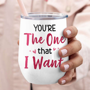 You're The One That I Want, Gift For Couple, Personalized Tumbler, Naughty Couple Tumbler, Couple Gift - Coffee Mug - GoDuckee