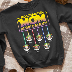 Personalized Gift For Mom Shirt Most Badass Mom In The Galaxy 02OHHN230124HA - 2D Shirts - GoDuckee