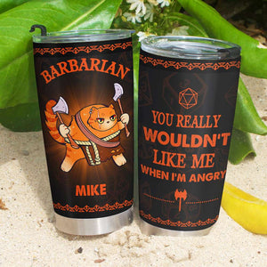 Gift For Cat Lover, Personalized Tumbler, Custom Cat Gamer Tumbler 04NAHN270623 - Tumbler Cup - GoDuckee