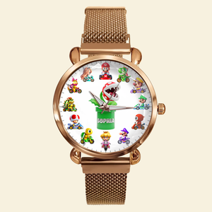 Personalized Gifts For Racing Game Fans Mesh Strap Quartz Watch 04TGPU180725 - Quartz Watch - GoDuckee