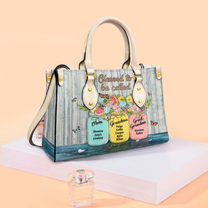Personalized Gifts For Mom Leather Bag 09HUDT200424 Mother's Day - Leather Bags - GoDuckee