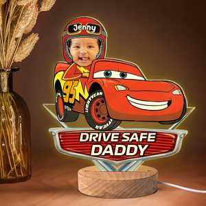 Custom Photo Gifts For Kids Cartoon Car LED Light 01acpu091224 - Led Night Light - GoDuckee