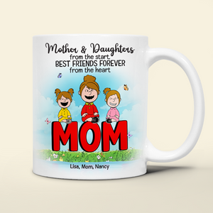 Personalized Gifts For Mom Coffee Mug 03topu040225 Best Friends Forever - Coffee Mug - GoDuckee