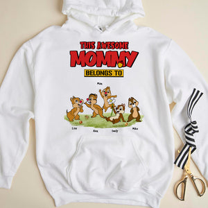 Personalized Gifts For Mom Shirt This Awesome Mommy Belongs To 01NAHN020324 - 2D Shirts - GoDuckee