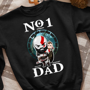 Dad No.1 Dad And Kid 01dnqn050623 Personalized Shirt - Shirts - GoDuckee