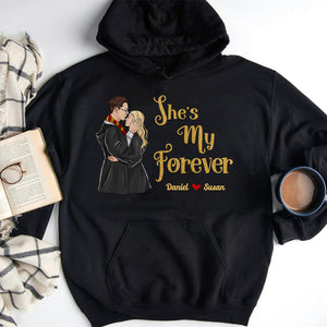 He's My Always, She's My Forever, Couple Gift, Personalized Couple Shirt, Wizard Couple Shirt 02OHHN310723TM - Shirts - GoDuckee