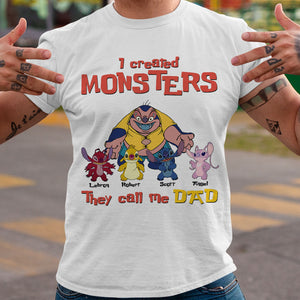 I Created Monsters They Call Me Dad, Personalized Shirt 05DNPO300523 - Shirts - GoDuckee