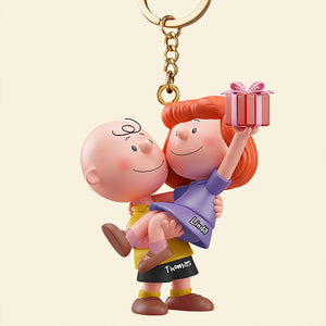 Forever Love Keychain Personalized Gifts For Couple 01OHDT041225 - Keychains - GoDuckee