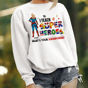 Best Teacher, Personalized Shirt, Gifts For Teacher, Back To School, Gifts For Birthday, 02htpo060723tm - Shirts - GoDuckee