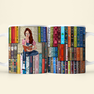 Personalized Gifts For Book Lover Coffee Mug 07hupu240125 - Coffee Mug - GoDuckee