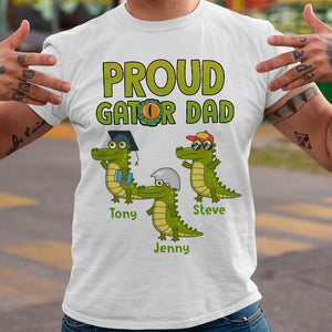 Proud Gator Dad Personalized Shirt, Gift For Dad - Shirts - GoDuckee