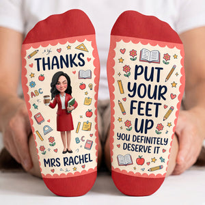 Teacher Appreciation Socks - Personalized Gifts For Teachers 04nadt210926