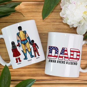 The Legend Dad Personalized Coffee Mug DR-WHM-04dnqn040523TM - Coffee Mug - GoDuckee