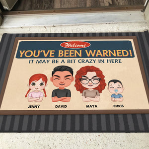 You've Been Warned, Gift For Family, Personalized Doormat, Family Doormat - Doormat - GoDuckee