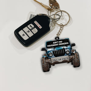 Car 02htpo240823, Personalized Keychain - Keychains - GoDuckee