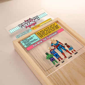 The World's Best Mom Personalized Mom Picture Frame Light Box 01DTDT130124TM - - GoDuckee