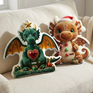 Cute Dragon Pillow Personalized Gifts For Christmas 03patn051125 - Pillow - GoDuckee