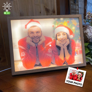 Gifts For Couple - Friends, Personalized Light Picture Frame - Poster & Canvas - GoDuckee
