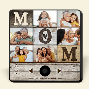 Custom Music & Photo Gifts For Mom Fridge Magnet 11xqpu271224 - Fridge Magnet - GoDuckee